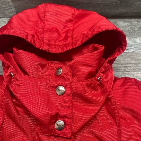Vintage 1980s Bogner Women's Goose Down Ski Jacket Size 8 Red Made in USA. - Picture 4 of 13